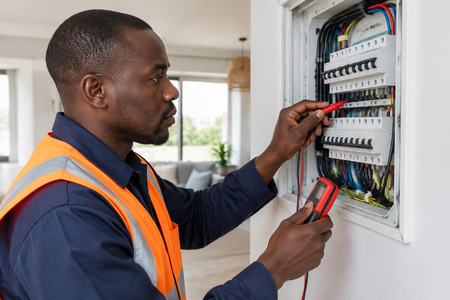 Electrical workmanship — illustrative photograph